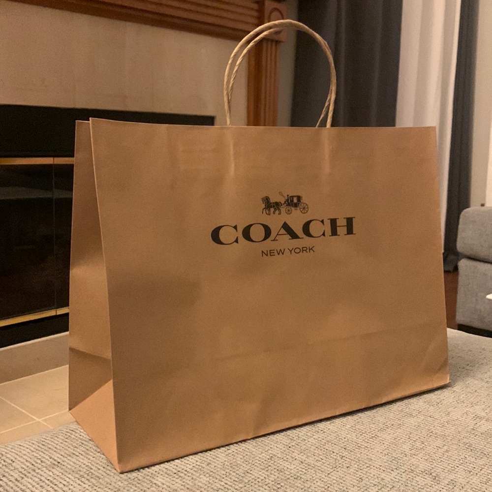 Bundle of 8 Coach Shopping bag